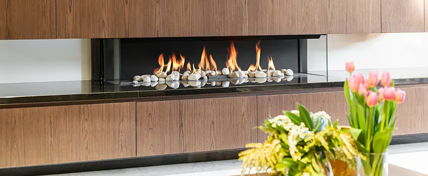 Double-height Fireplace Design Refurbishment in Vallejo, California